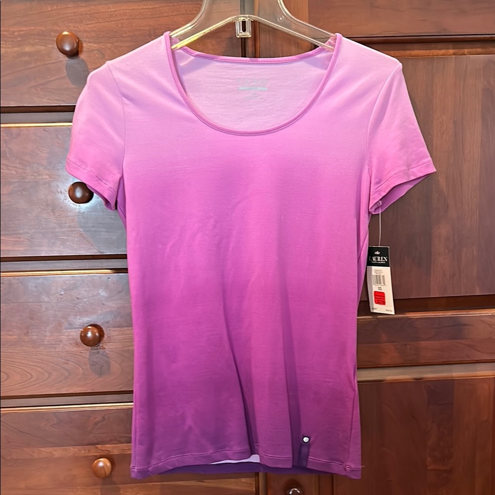 Women's Purple Gradient Top